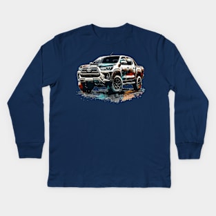 Toyota Hilux Kids Long Sleeve T-Shirt